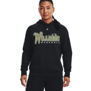 IC West Trojan BB Club Under Armour Women’s UA Rival -soft cotton-blend fleece hoodie-Black