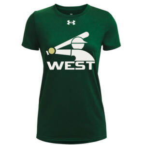 IC West Trojan BB Club Under Armour Women’s Team Tech Short Sleeve-Forest