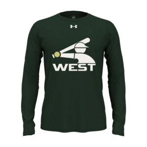 IC West Trojan BB Club Under Armour Men’s Team Tech Long Sleeve-Forest