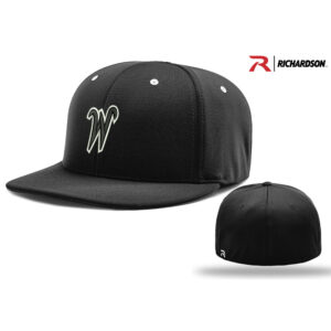 IC West Trojan BB Club Richardson Pulse R Flex Fit Cap Solid-Black