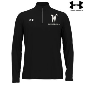 IC West Trojan BB Club Under Armour Long Sleeve Men’s Team Tech 1/4 zip-Black