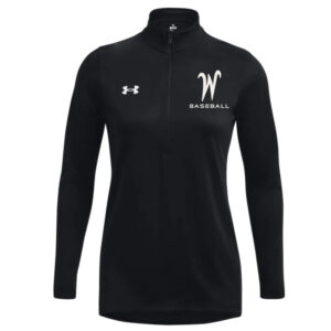 IC West Trojan BB Club Under Armour Women’s UA Tech Team 1/2 Zip-Black