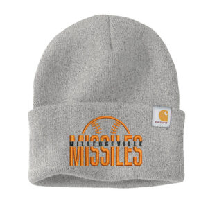 Milledgeville Softball Carhartt Acrylic Watch Cap 2.0 beanie stocking cap with cuff-Heather Grey