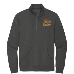 Milledgeville Softball District Adult V.I.T. Fleece 1/4-Zip-Charcoal