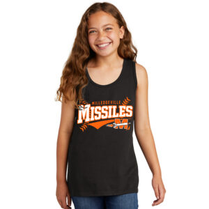 Milledgeville Softball District Girls/Youth V.I.T. Tank-Black