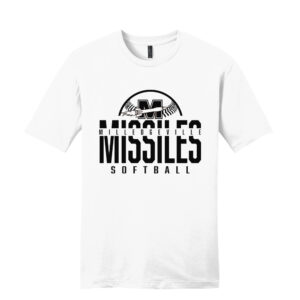 Milledgeville Softball Unisex Premium Short Sleeve Tee-White