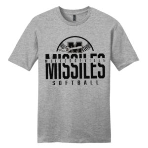 Milledgeville Softball Unisex Premium Short Sleeve Tee-Light Heather Grey