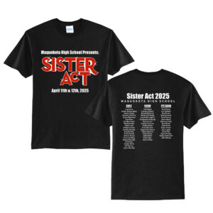 Sister Act Unisex Short Sleeve Tee-Black