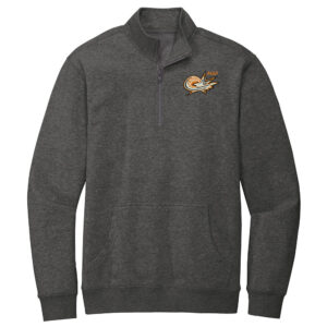 MSP Stars District Adult V.I.T. Fleece 1/4-Zip-Heathered Charcoal