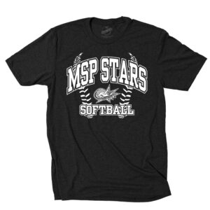 MSP Stars Unisex Premium Short Sleeve Tee-Black