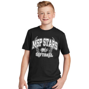 MSP Stars Youth premium Short Sleeve Tee-Black