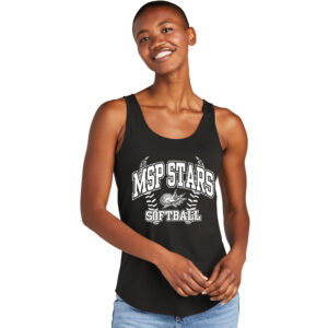 MSP Stars District Women’s Perfect Tri Relaxed Tank-Black