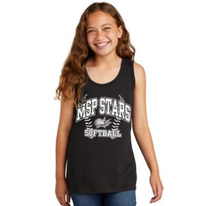 MSP Stars District Girls/Youth V.I.T. Tank-Black