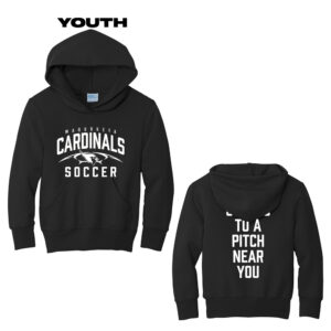 Maq Soccer Youth Fleece Hooded Sweatshirt-Black