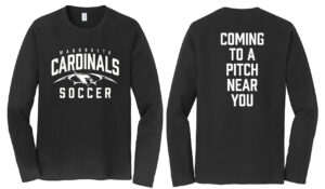 Maq Soccer Unisex Fan Favorite Long Sleeve Tee-Black