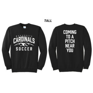 Maq Soccer Tall Crewneck Sweatshirt-Black