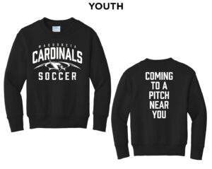 Maq Soccer Youth Crewneck Sweathirt-Black