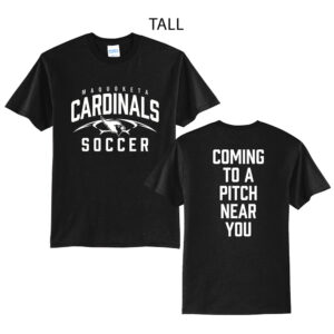 Maq Soccer Tall Basic Short Sleeve Tee-Black