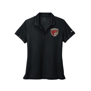 Maq Soccer Nike Ladies Dri-FIT Micro Pique 2.0 Polo-Black