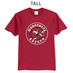 Maq Soccer Tall Short Sleeve Tee-Red