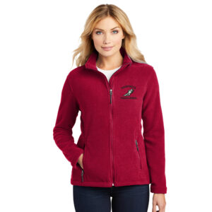 Maq Track Field  Port Authority Ladies Value Fleece Jacket-True Red