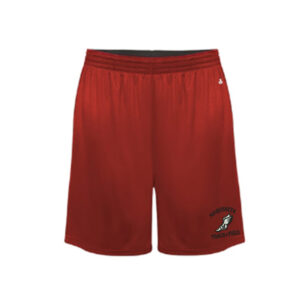 Maq Track Field Badger ultimate SoftLock performance short with pockets -Red