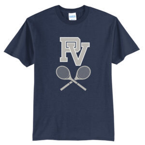 PV Girls Tennis Unisex Short Sleeve Tee-navy