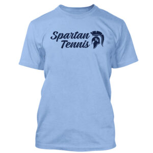 PV Girls Tennis Unisex Short Sleeve Tee-Carolina Blue