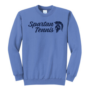 PV Girls Tennis Unisex Core Fleece Crewneck Sweatshirt-Carolina Blue