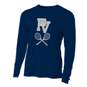 PV Girls Tennis Men Cooling Performance Long Sleeve Tee-navy