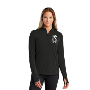 PV Girls Tennis OGIO Ladies Motion 1/4-Zip-Blacktop