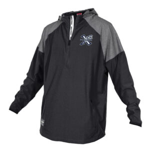 PV Xplosion Rawlings Colorsync Long Sleeve 1/2 zip hooded  BP Men Jacket-Black