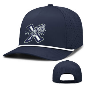PV Xplosion Pacific Weekender Perforated Snapback Rope Cap-Navy/White