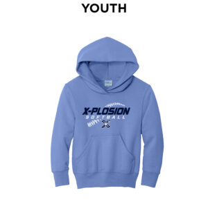 PV Xplosion Youth Fleece Hooded Sweatshirt-Carolina