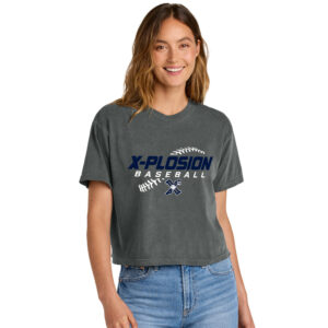 PV Xplosion Comfort Colors Women’s Heaveweight Boxy Fit Slightly Cropped T-Shirt-Pepper