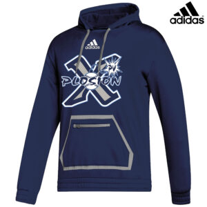 PV Xplosion Adidas Team Issue performance pullover hoodie – NAVY/grey Select Sizes Available