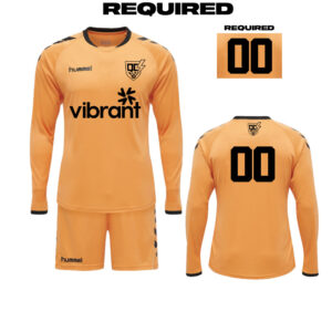 QC Strikers Uniform ’25 Hummel Core Goalkeeper Set (top and bottom) – Tangerine