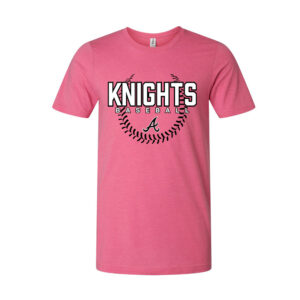 Knights Baseball Unisex Premium Short Sleeve Tee-Heather Charity Pink