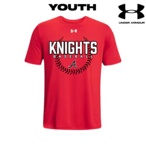 Knights Baseball Under Armour short sleeve YOUTH Team Tech Tee-Red