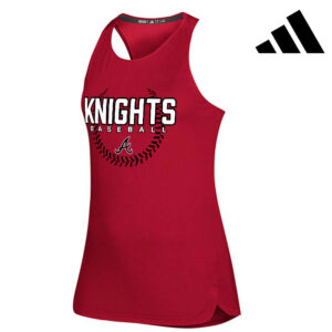 Knights Baseball Adidas Women’s Game Mode Training Tank – Power Red  (L, XL, XXL)