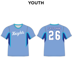 Knights Baseball Youth Short Sleeve Crew Sublimated Tee Father’s Day