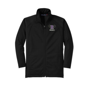 Hubs Tennis Sport-Tek Youth Tricot Track Jacket-Black/Black