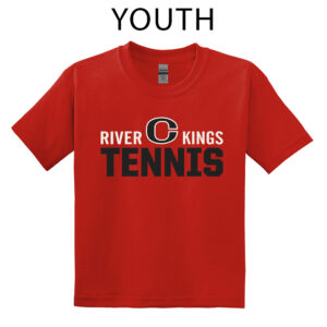 River King Tennis Youth Basic Unisex Basic Tee-red