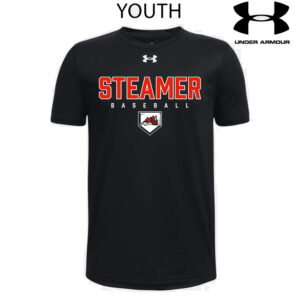 Steamer Baseball Under Armour short sleeve YOUTH Team Tech Tee-Black