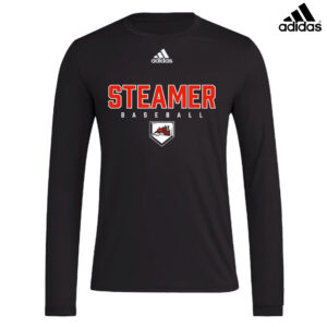 Steamer Baseball Adidas PREGAME Long sleeve performance shirt – BLACK