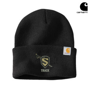 Streamwood Track and Field Carhartt Acrylic Watch Cap 2.0 beanie stocking cap with cuff-Black