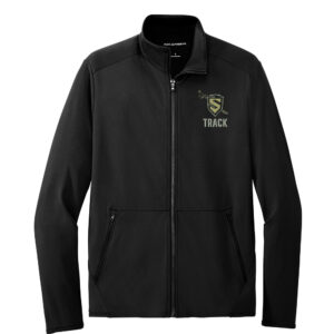 Streamwood Track and Field Port Authority Men Accord Stretch Fleece Full-Zip-Black