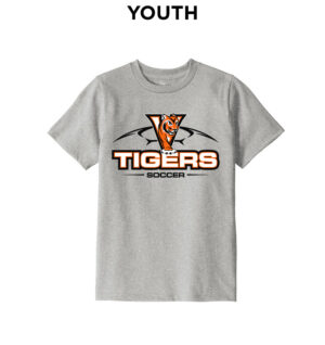 Valley Boys Soccer Youth Premium Short Sleeve Tee-Light Heather Grey