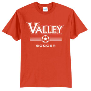 Valley Boys Soccer Unisex Short Sleeve Tee-Orange