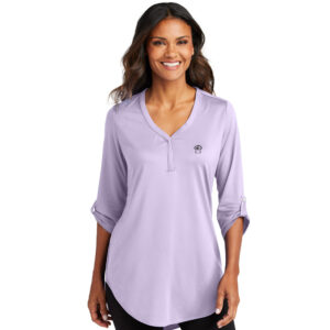 Adcraft Port Authority Ladies City Stretch 3/4-Sleeve Tunic-Bright Lavender